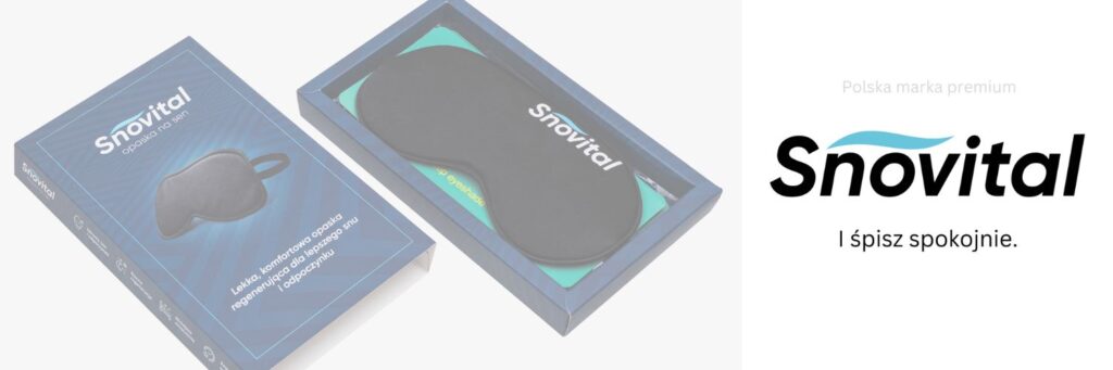 opaska snovital polska marka premium do spania 